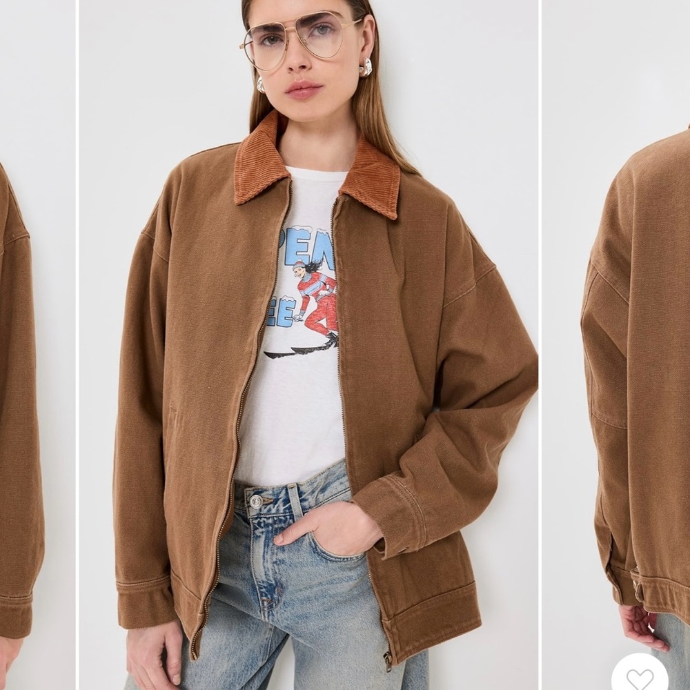 Lioness Workwear Jacket in Chocolate size M